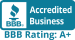 Calificación del BBB para negocios acreditados: A+