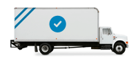 truck with checkmark