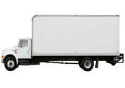 A white carrier truck