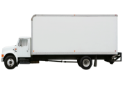 A white carrier truck